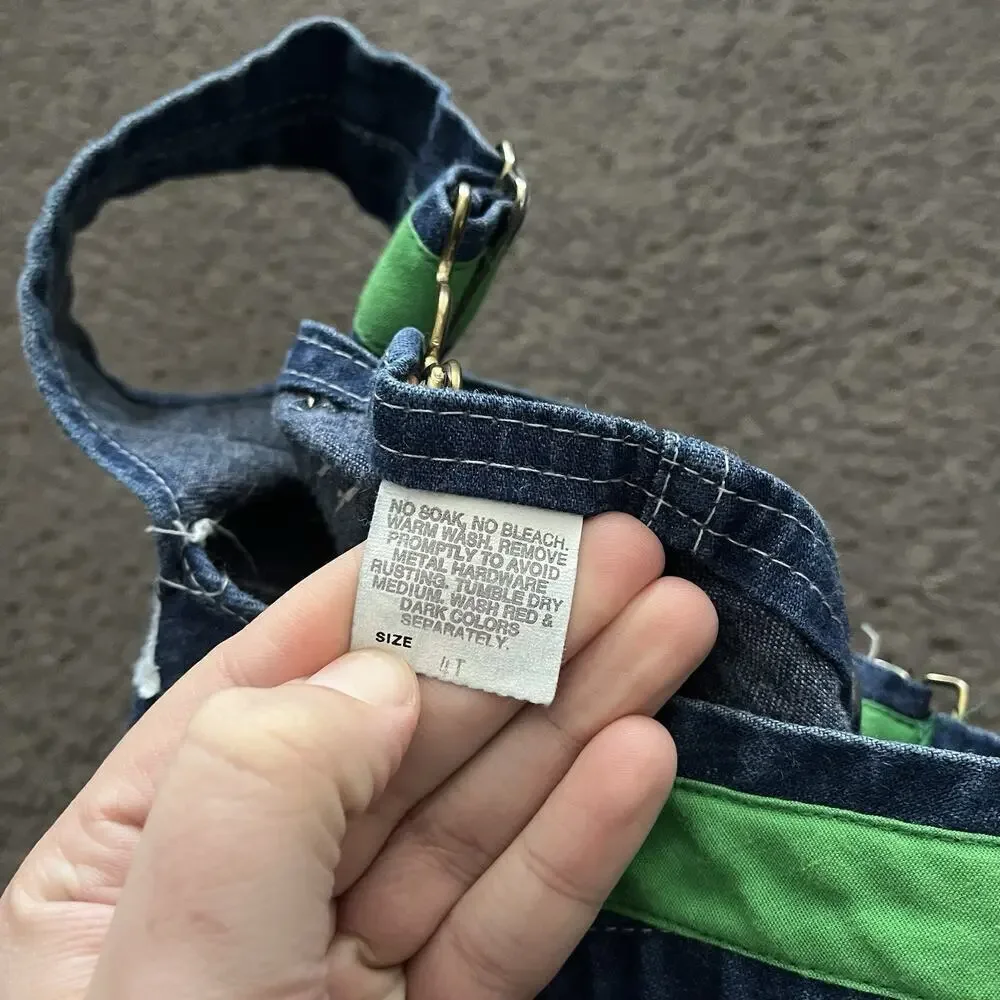 Vintage OshKosh B’Gosh Embroidered “Mathew” & Cars Overalls